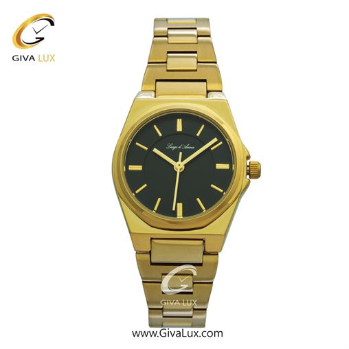 ساعت مچی اورجینال زنانه LdA | لوئیجی د آنا | Luigi d'Ana طلایی | طلایی| سبز یشمی تیره| کد رفرنس 2441